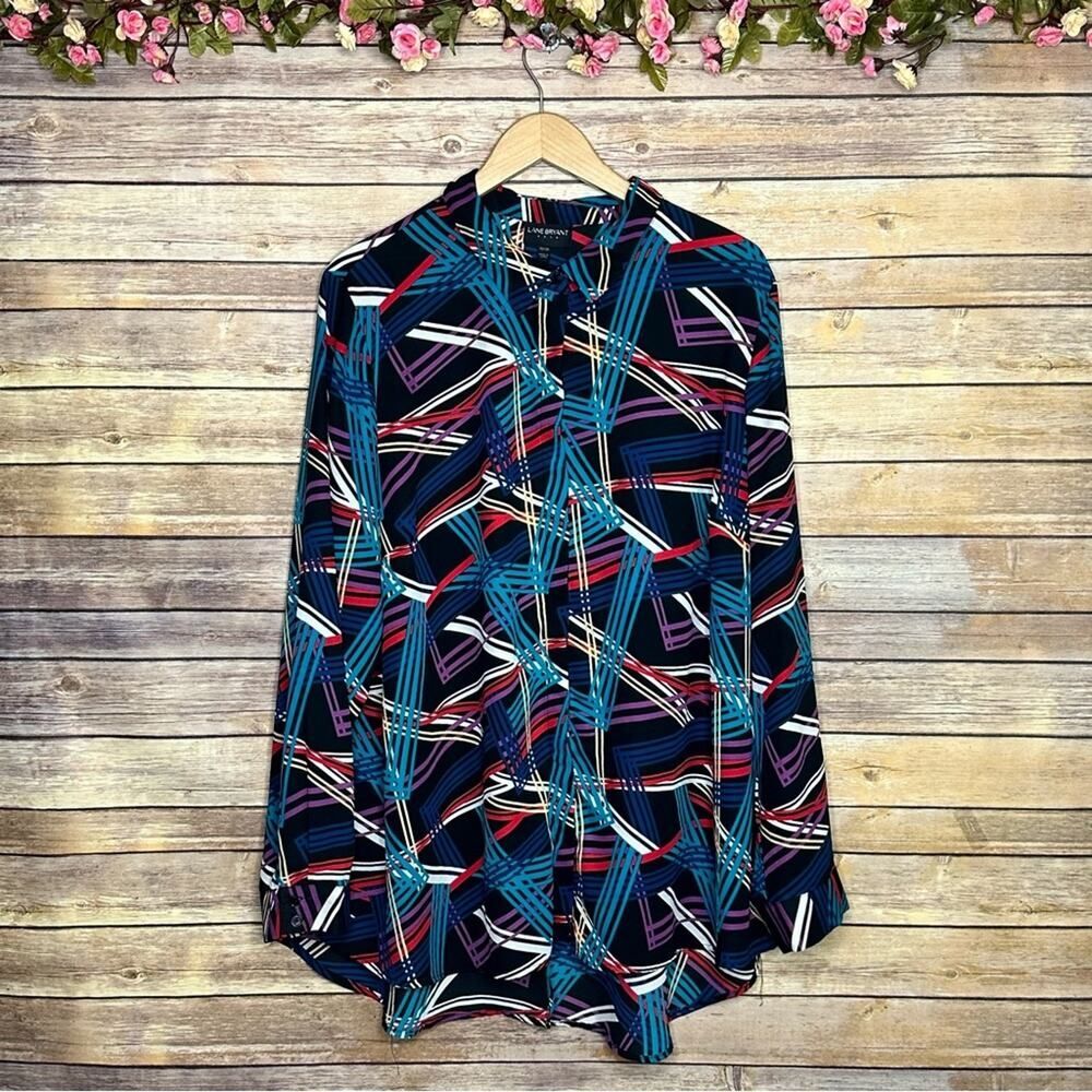 🌷5 for $25 Lane Bryant Printed Top